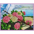 Набор для вышивания бисером КАРТИНЫ БИСЕРОМ "Розы на берегу"